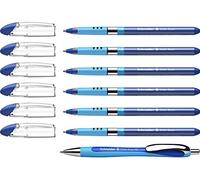 Schneider Stylos-bille Slider Basic 151277 XB – Pochette 6+1 Rave Bleu