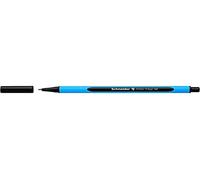 Schneider Pen – Stylo-bille Slider Edge 152101 non rétractable Cyan/Noir