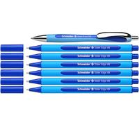 Schneider 152257 Slider Edge XB et Slider Rave XB Stylo à bille (couleur de l'encre : bleu) 6+1 pièce
