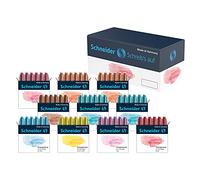 Schneider 166100 Lot de 6 cartouches d'encre pastel assorties
