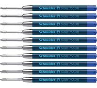 Schneider 175503 Ballpoint Pen Refill Slider 755 Indelible XB, Pack of 10 Blue