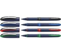 Schneider Schreibgeräte Stylo roller One Business 0.6 mm bleu, vert, rouge, noir 183094 4 pc(s)