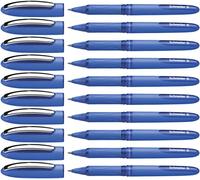 Schneider Optics Stylo roller One Hybrid C Lot de 10 encre liquide 0,5 mm non rétractable Bleu