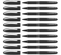 Schneider 183601 One Sign Lot de 10 stylos roller indélébiles 1 mm Noir