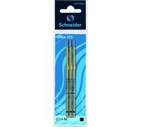 Schneider 187912 Kugelschreibermine Office 575, Indélébile, M, Noir, 3 En Polystyrène