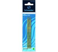 Schneider 187912 Kugelschreibermine Office 575, Indélébile, M, Vert, 3 En Polystyrène