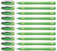 Schneider 190004 Lot de 10 feutres à pointe fine 0,8 mm Encre vert