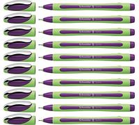 Schneider 190008 Fineliner Xpress Lot de 10 stylos à pointe fine Violet