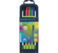 Schneider 191094 Fineliner Line-Up - 0,4 mm, 4 pièces, assorties
