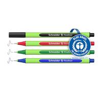 Schneider 191094 Fineliner Line-Up Etui chevalet avec 4 pièces 0,4 mm Couleurs Assorties