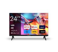 SCHNEIDER - 24A2 - TV LED FHD 24""(60cm) - Smart Vidaa - 1920 x 1080 HD - HDMIx3 - USBx2 - Netflix - Youtube - Prise 12Volts