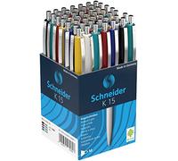 Schneider 3080 / K-15 Stylo bille Plusieurs coloris Lot de 50