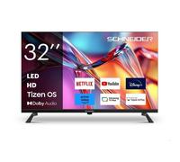 SCHNEIDER - 32A2TE - TV LED HD 32"" (81cm) - Smart Tizen OS - Molotov, Netflix, Prime Video, Disney+ - HDMIx2 - USBx2 - Mode Hotel