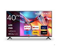 SCHNEIDER - 40A2 - TV LED FHD 40""(100cm) - Smart TV Vidaa - 1920x1080p - Netflix, Prime Video, Disney+ - HDMIx3 - USBx2 - Mode Hotel