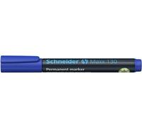 Schneider 50-113003 10 pièces Maxx 130 marqueur permanent bleu 1,0 - 3,0 mm
