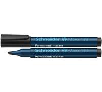 Schneider 50-113301 10 marqueurs permanents Maxx noir 1,0 - 4,0 mm