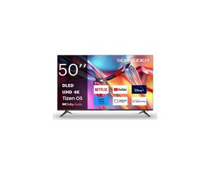 Schneider 50A2T TV LED QLED 50 126 cm Smart TV Tizen 4K UHD HDR Wi?Fi bi-bande Bluetooth Ethernet Dolby Audio 16 W Noir