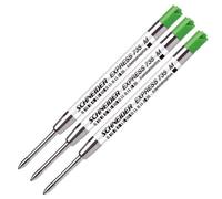 Schneider 77306, Ballpoint Refill 735M, Pack of 3, Green
