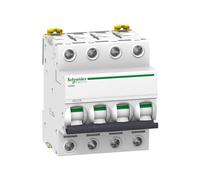 Schneider A9 F74416 IC60 N 4P 16 A C MCB Miniature Disjoncteur, Blanc