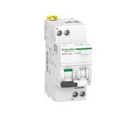 Schneider A9D32610 Interrupteur FI/LS iDPN N Vigi 1P+N, 10A, C-Char, 30 mA, Type A, 6 kA