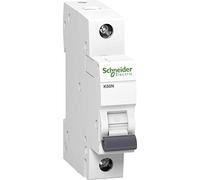 Schneider A9K02102 Disjoncteur K60N 1P, 2 A, caractéristiques C, 6 kA, Blanc