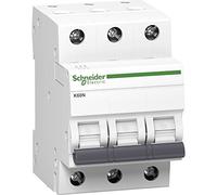 Schneider A9K02306 Disjoncteur K60N 3P, 6 A, caractéristiques C, 6 kA