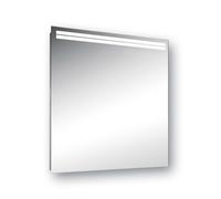 Schneider ARANGA miroir lumineux LED, avec miroir chauffant, sans prise de courant, 715x48x700mm, bandeau lumineux en haut, blanc, 160.670.01.0001, Exécution: Corps blanc/3000K