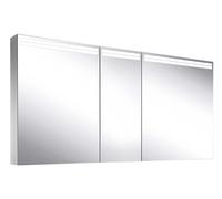 Schneider ARANGA TW Armoire de toilette avec éclairage, 3 portes 60/30/60cm, 1495x120x700mm, bandeaux lumineux en haut, 160.550.02.50, Exécution: norme UE/corps argent anodisÃ©