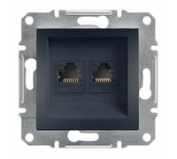 SCHNEIDER Asfora ANTHRACITE Prises Interrupteurs Poussoirs TV/SAT Cadres