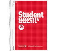 Schneider Baier & Schulschreib. etudiant, 70 g/M²-A4-carreaux avec marge 80 Lin 28