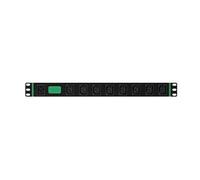 PDU APC Easy Rack 1U 8 prises C13 monophasé 16A 200-240V entrée C20 noir référence SEP6116G
