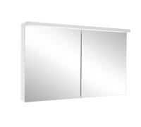 Schneider BORDO TW Armoire de toilette avec éclairage LED, 2 portes, 99,5x72,6x17,8cm, 188.100.02.50, Exécution: norme UE/corps argent anodisÃ©