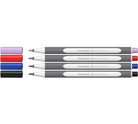 Schneider Brushpen Paint-It 070 Lot de 4 stylos pinceaux de qualité supérieure avec pointe flexible et couleurs vives pour la calligraphie, le lettrage à la main et plus encore