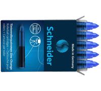 Schneider Cartouche Roller One Change Bleue Boîte 5 Pièces