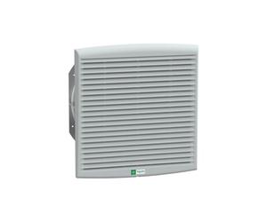 Schneider ClimaSys - Intégration d'un évent de rack - avec grille de sortie et filtre G2, 850 m³/h, IP54 - CA 230 V - gris, RAL 7035