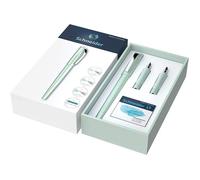 SCHNEIDER Coffret Callissima calligraphie - 3 plumes et cartouches Mint, encre pastel