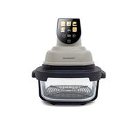 Schneider - Crispi - Or - Beige - Friteuse à Air Panoramique - 1500w - 2 Bacs Verre