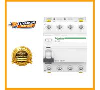 Schneider Disjoncteur Différentiel 40A Type A, 4P, Blanc - Sécurité Optimale