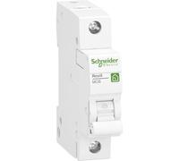 Schneider - Disjoncteur Resi9 1P B6A - 6 kA - Blanc