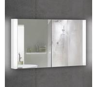 Schneider EASY Armoire de toilette, 2 portes, 175.100.02.02, ELS1 100/1/LED