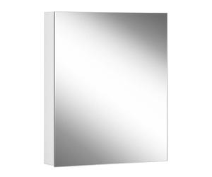 Schneider EASY armoire de toilette, sans éclairage, 1 porte, charnières réversibles, 595x120x700mm, 177.062.01.02, Exécution: Norme CH/prise de courant en bas à droite sur la paroi latérale