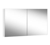 Schneider EASY Armoire de toilette, sans éclairage, 2 portes, charnières à gauche et à droite, 1395x120x700mm, 177.140.00.02, Exécution: sans prise de courant