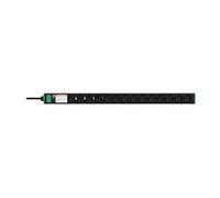 Schneider Easy Rack Basic - Unité de distribution secteur (rack-montable) - vertical - CA 200-240 V - 3.7 kW - monophasé - entrée : Type F -