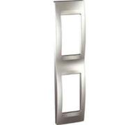 Schneider Elec ppm - PMU 26 91 - Cadre Rack perforé droit etroit Unica Top aluminium