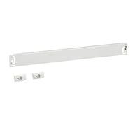 Schneider Electric 03801 Plastron Plein, 1 Module, 50 mm Hauteur x 500 mm Largeur, Blanc