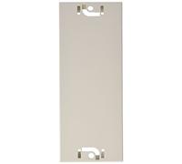 Schneider Electric 03812 Plastron Plein, 2 Module, 100 mm Hauteur x 250 mm Largeur, Blanc