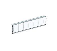 Schneider Electric 08907 Porte-Étiquettes, 24 mm Hauteur, 650 mm Largeur, Blanc (Pack de 12)