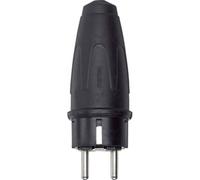 Schneider Electric 123251 Fiche électrique mâle avec terre caoutchouc noir