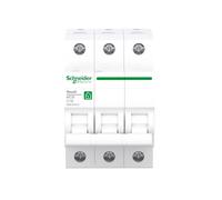 Schneider Electric 1334304 SCHN Resi9 3P C16A Disjoncteur Caractéristiques 6kA, 16A C, Nennstrom 16A