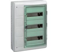 Schneider Electric 13440 13440 Coffret de distribution montage en saillie Nombre de divisions = 36 Nbr de rangées = 3 Contenu 1 pc(s)